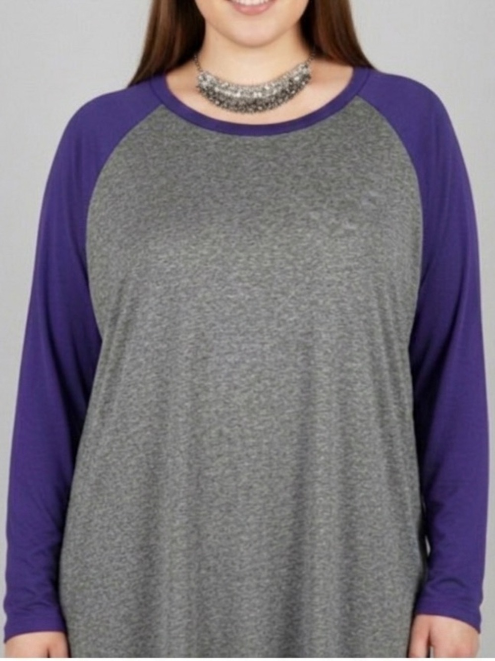 😍SHOW SPECIAL The Authentic T-Shirt Company Stretch Long Sleeve T-Shirt Tee 2X